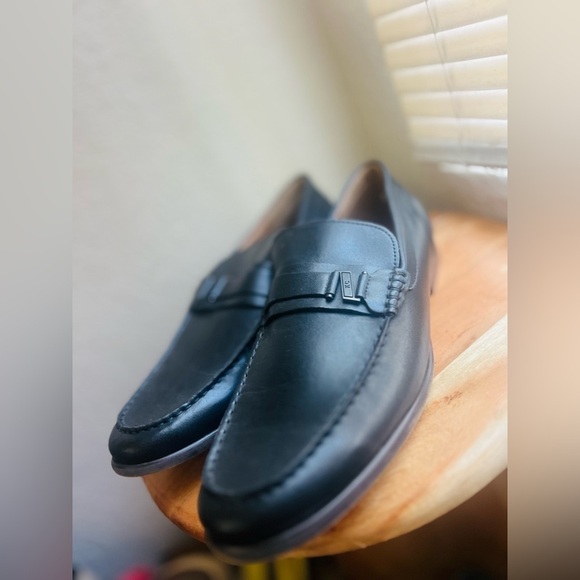 Kenneth Cole Reaction Callum 2.0 Belt Loafer Black Mens size 13 soft leather main image 5